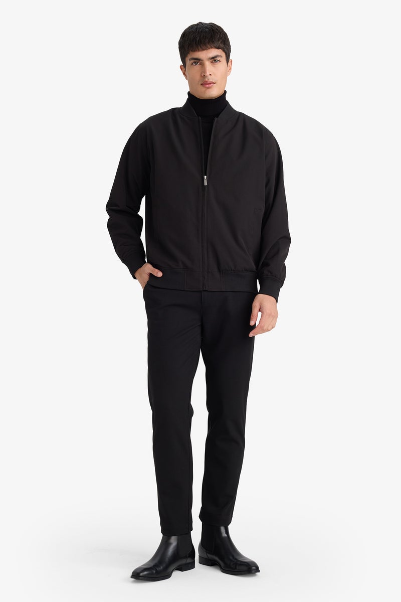 ديفاكتو جاكيت سليم فيت قماش كرنكيل مبطن - Image 2